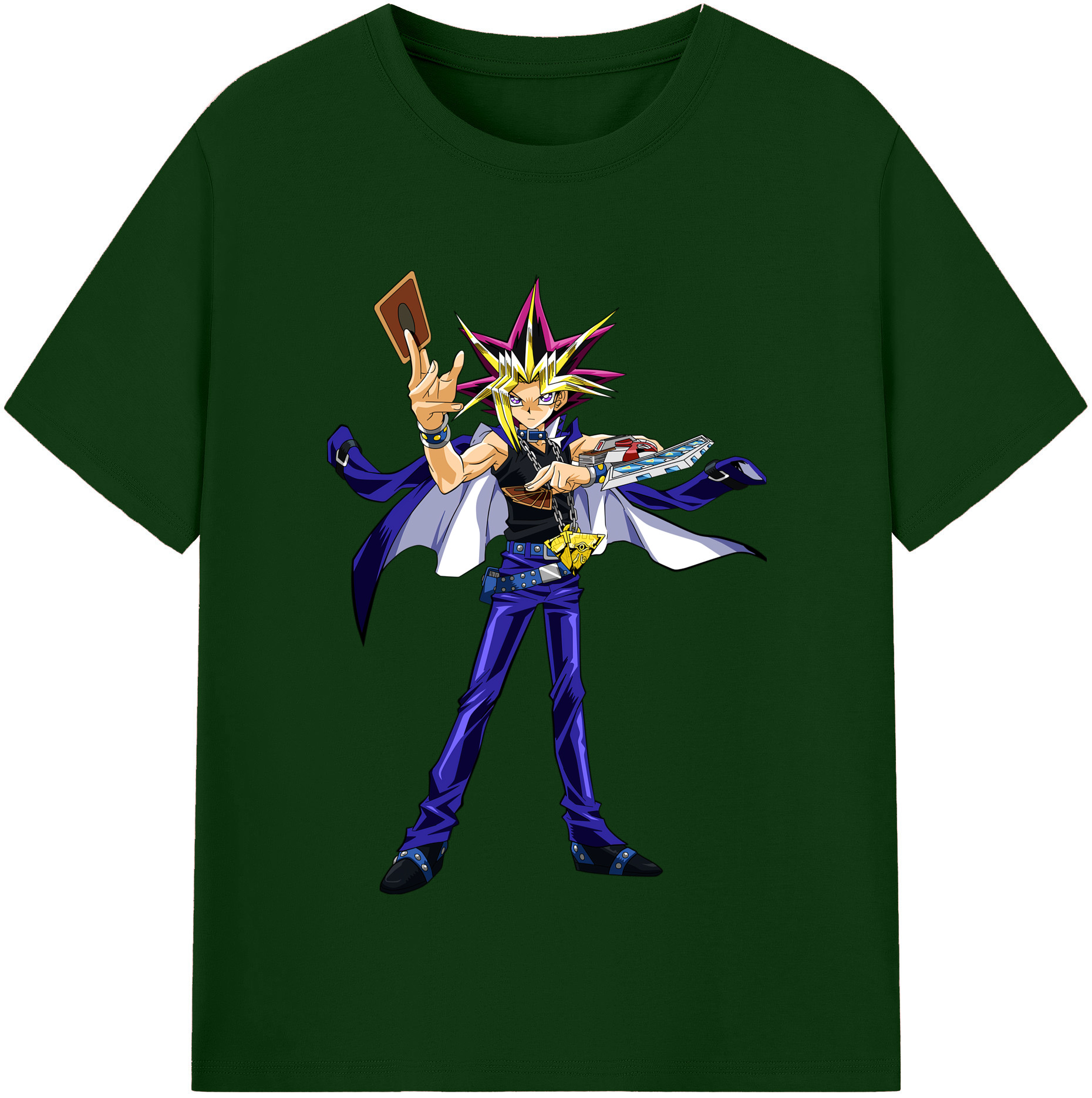 （画像用） 遊☆戯☆王 Yu-Gi-Oh! 綿100％半袖Tシャツ（フロントプリント）